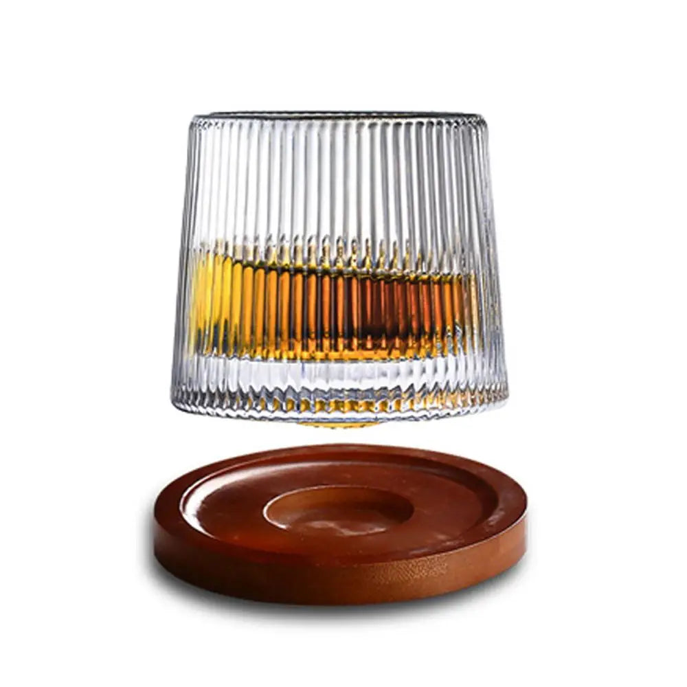 Rotating Whiskey Glass