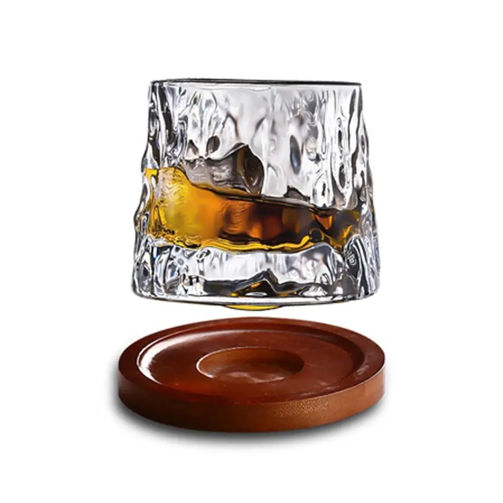 Rotating Whiskey Glass