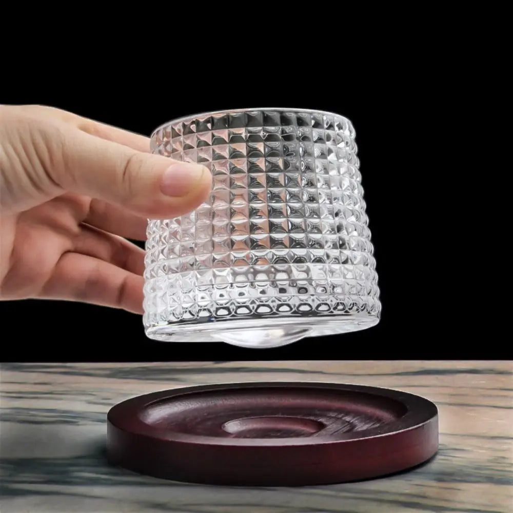 Rotating Whiskey Glass